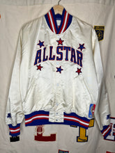 Load image into Gallery viewer, Vintage NBA All Star Game 1992 White Starter Satin Jacket: Large
