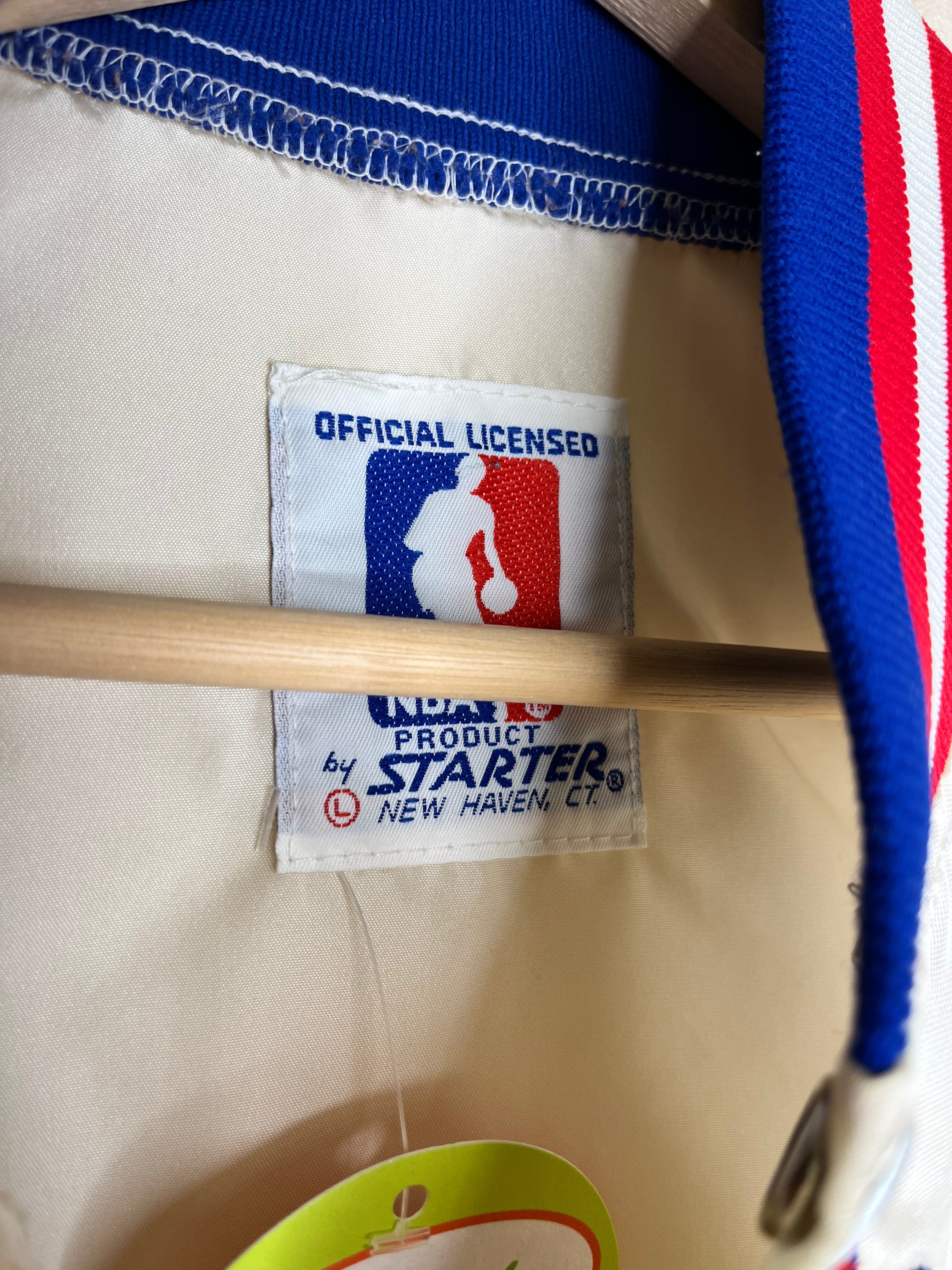 Vintage NBA All Star Game 1992 White Starter Satin Jacket: Large
