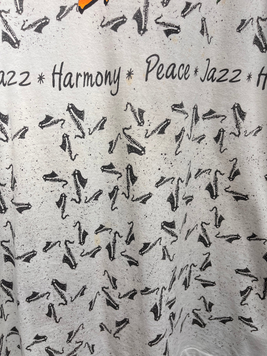 Vtg Sanibel Jazz Festival 1994 All Over Print T-Shirt: XXL