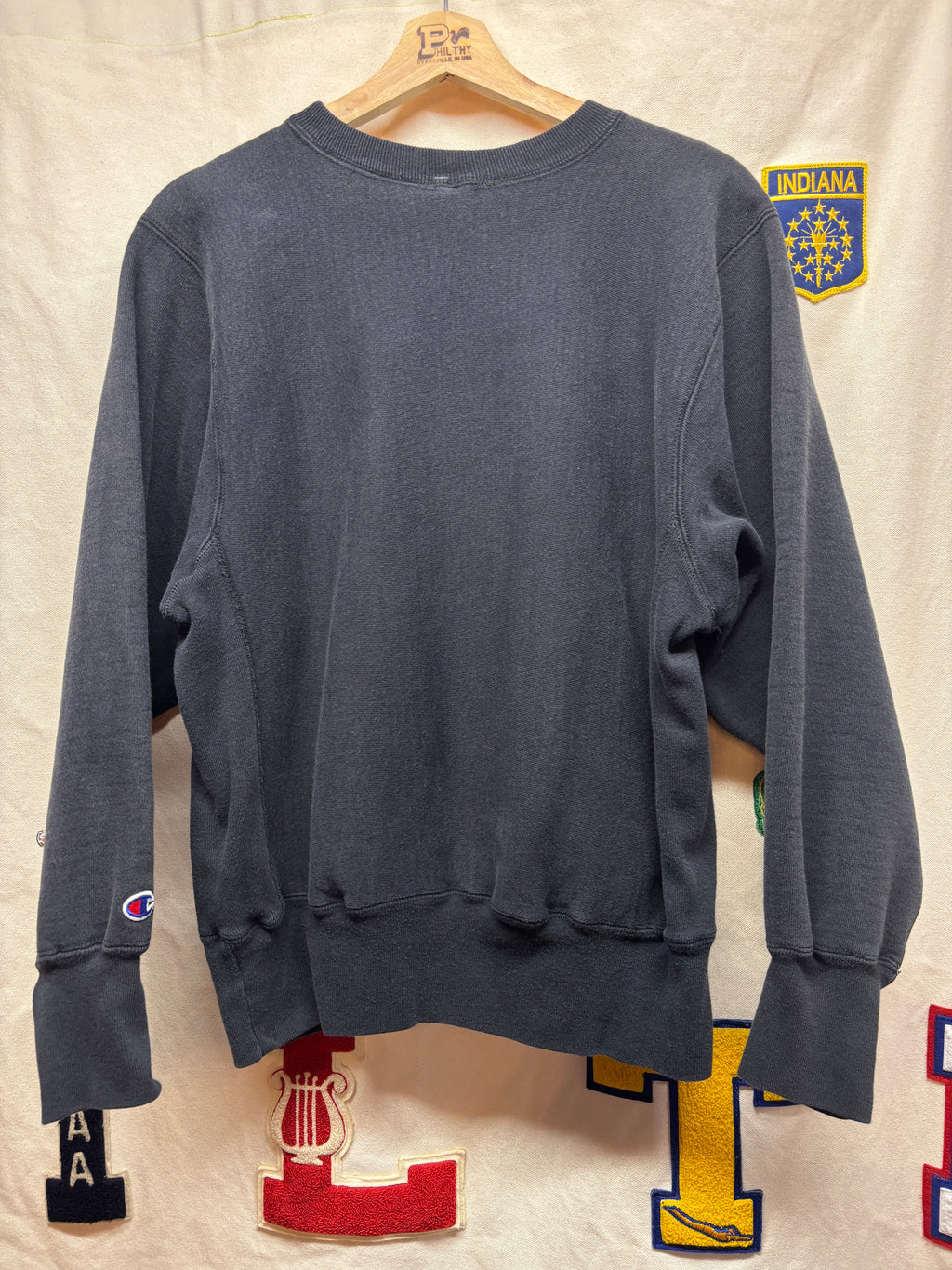 Vintage Purdue Boilermakers Basketball Black Champion Reverse Weave Crewneck Sweatshirt: Small