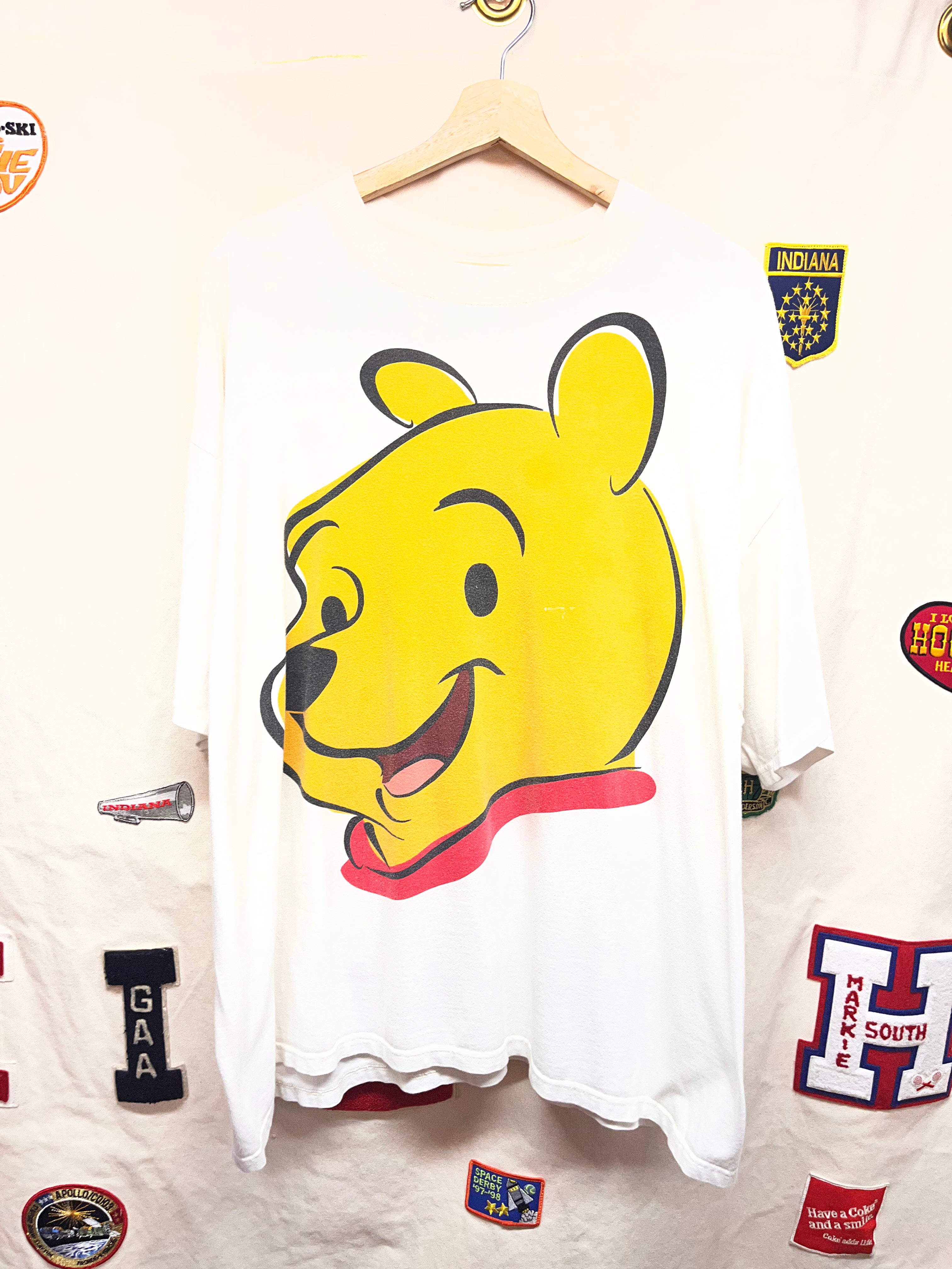 Vintage Winnie The Pooh Big Head Walt Disney World T-Shirt: XXL