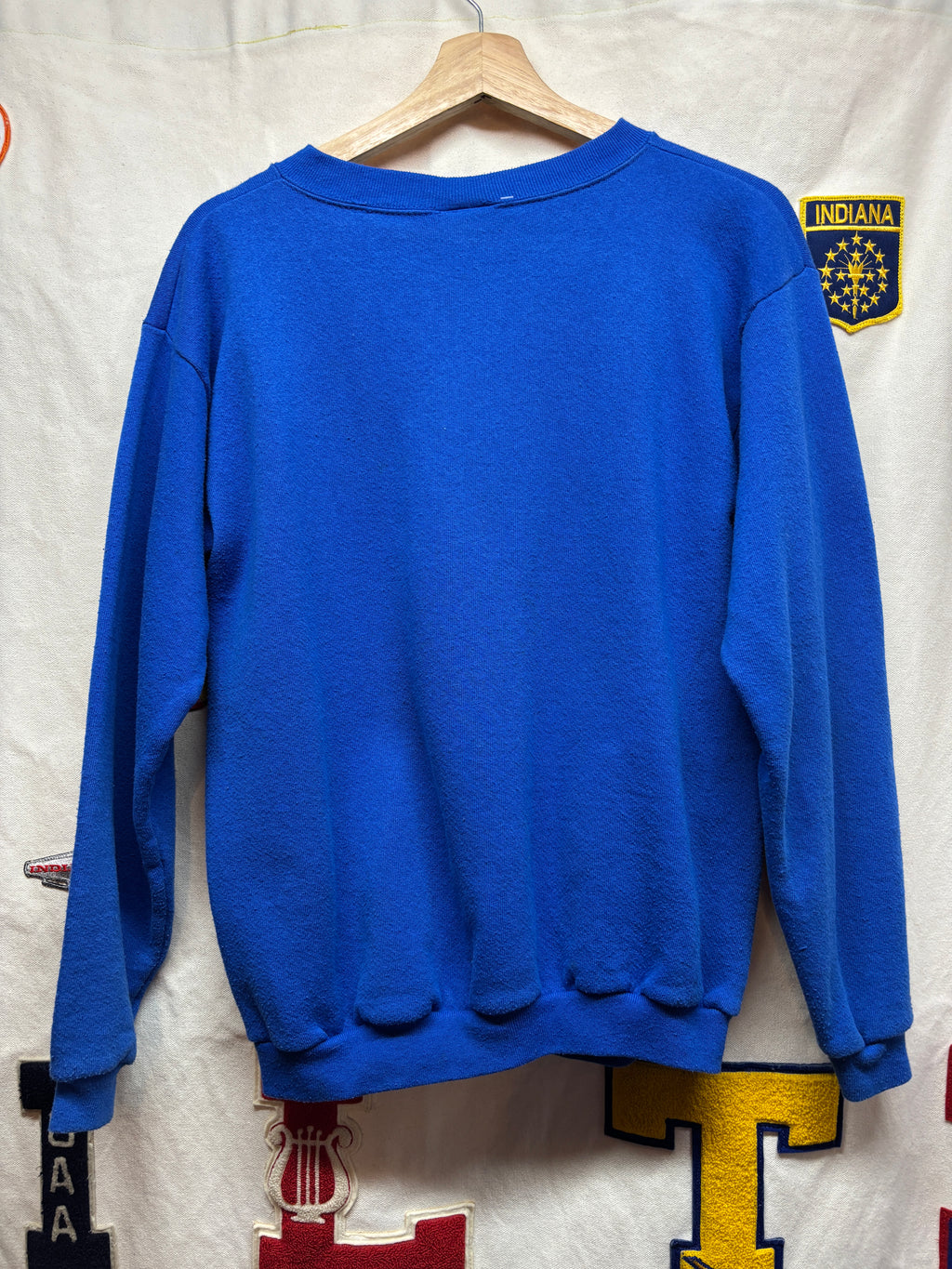 Vintage University of Kentucky Wildcats Basketball UK Taz Blue Crewneck Sweatshirt: Small