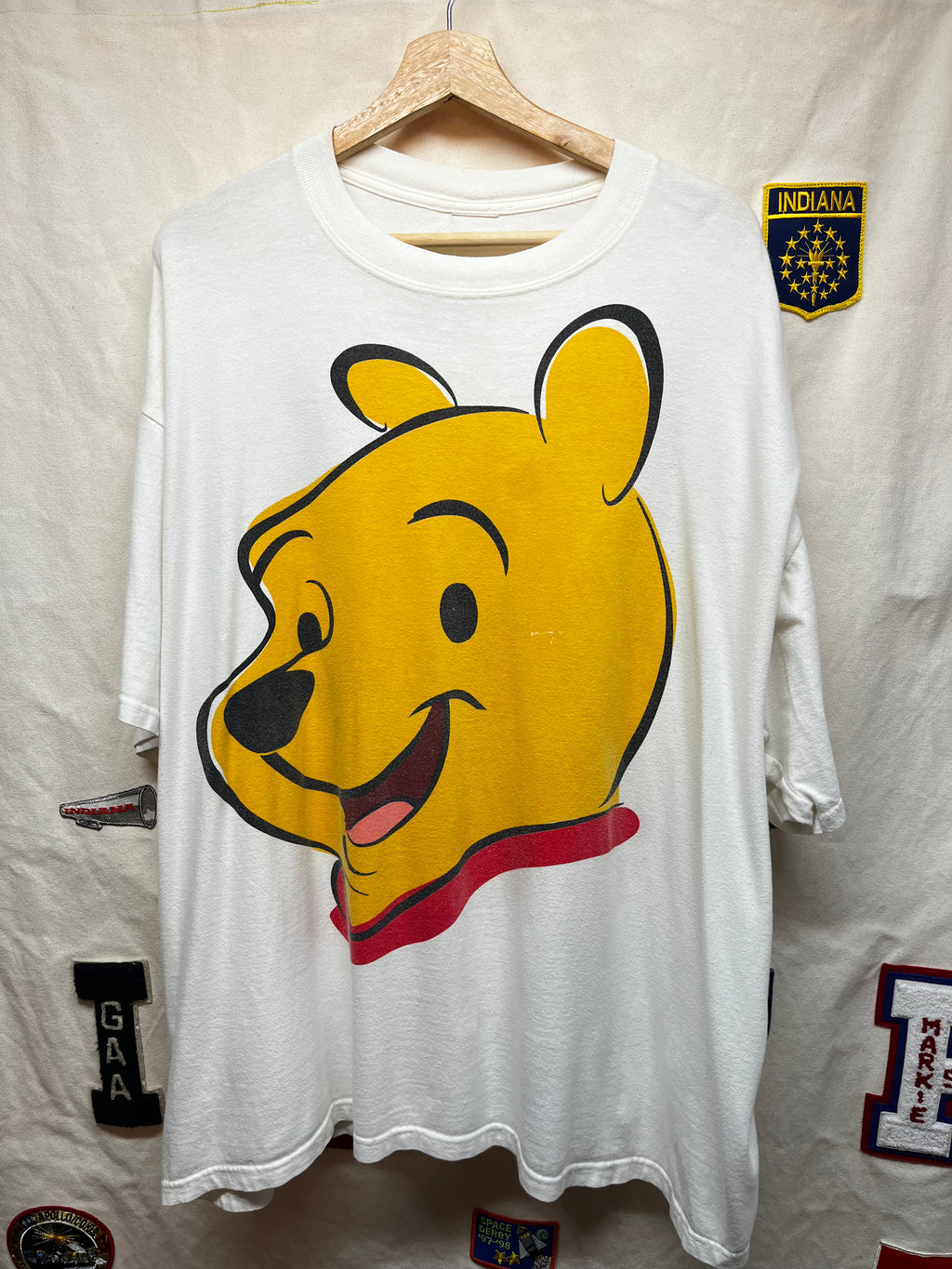 Vintage Winnie The Pooh Big Head Walt Disney World T-Shirt: XXL