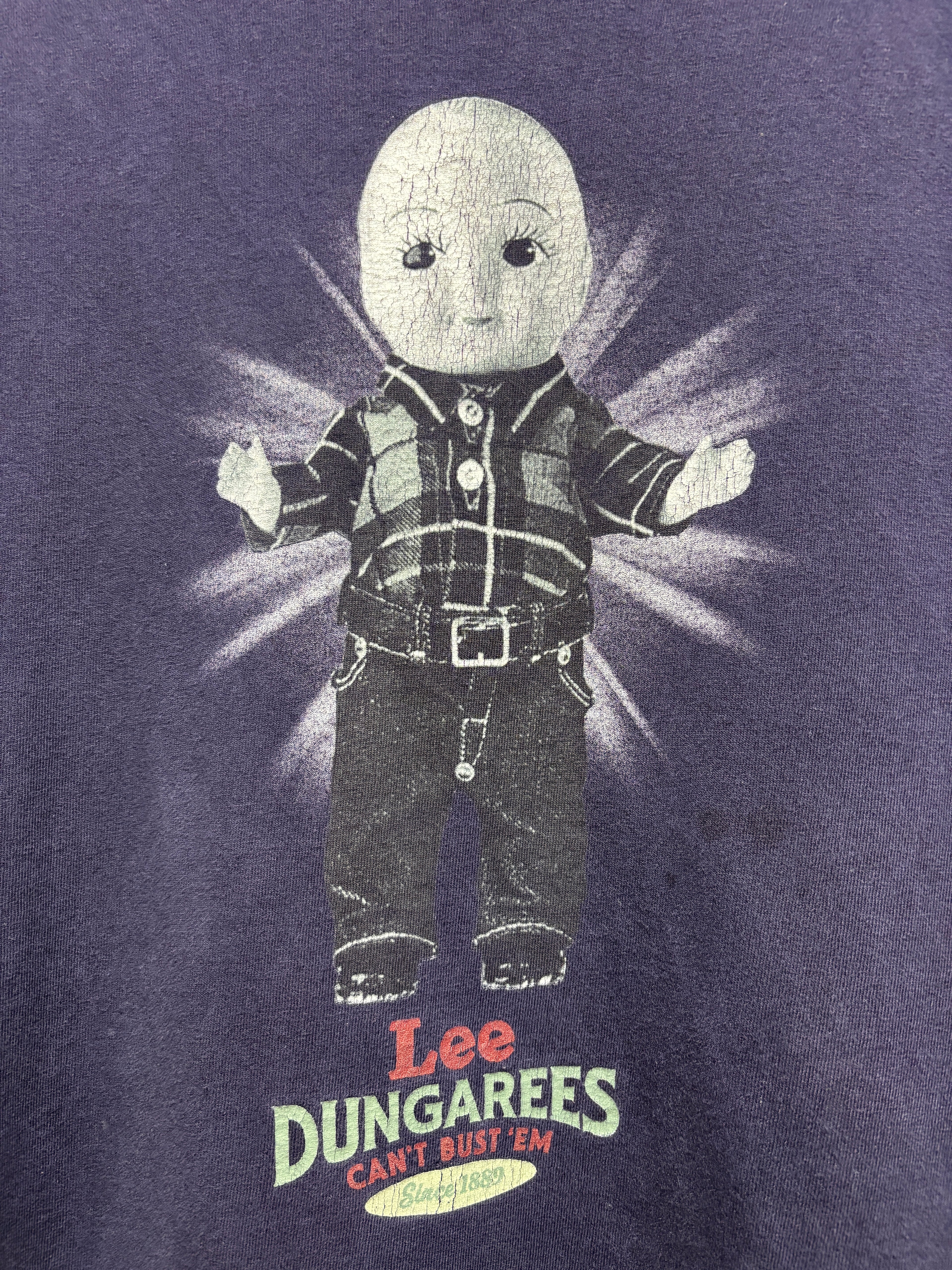 Vtg Lee Dungarees Buddy Lee Denim T-Shirt: XL