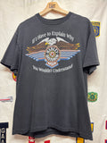 Vtg Harley Davidson "You Wouldn't Understand" Biker T-Shirt: L