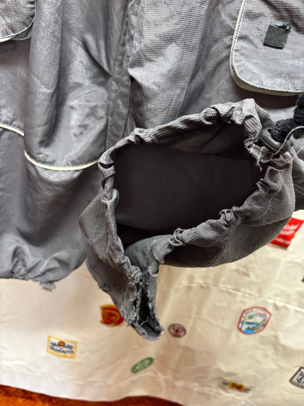 Vtg Caffeine Raver 90's Y2K Grey Pants: L