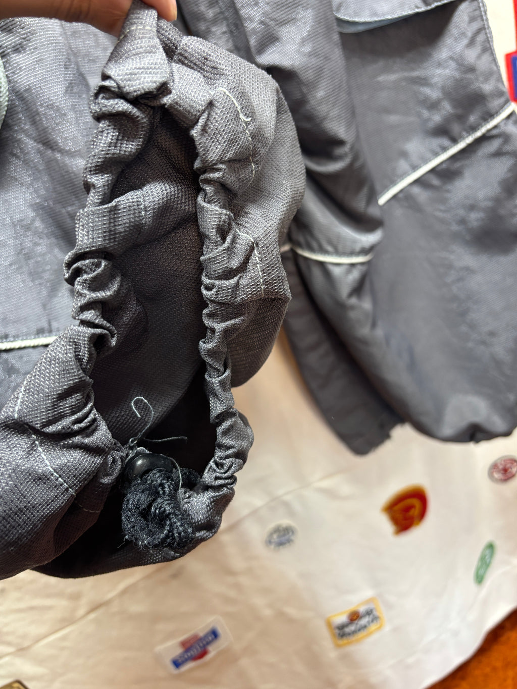 Vtg Caffeine Raver 90's Y2K Grey Pants: L