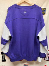 Load image into Gallery viewer, Vintage University of Evansville Purple Aces Midwest Embroidery Crewneck Sweatshirt: XL
