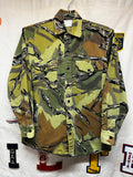 Vintage Predator Camouflage Hunting Button Up Shirt: Small