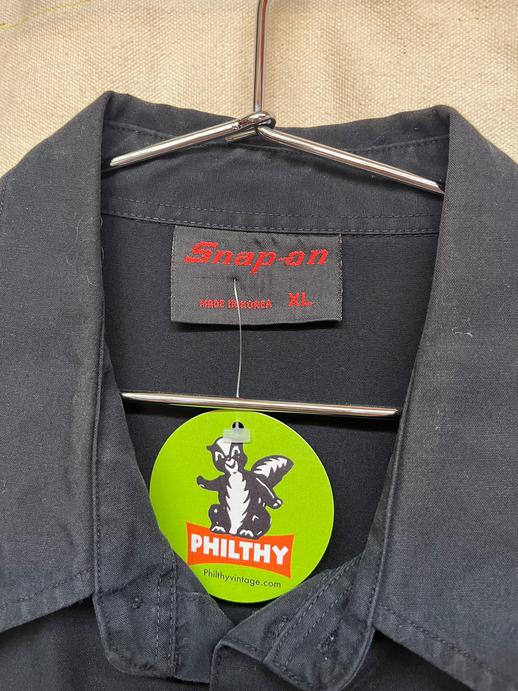 Vintage Snap-On Motorsports Pit Crew Racing Button Up Shirt: XL