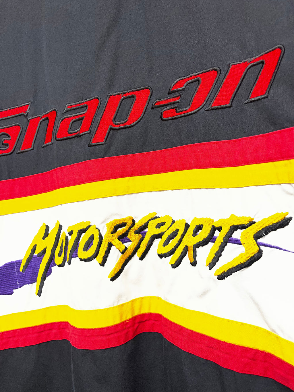 Vintage Snap-On Motorsports Pit Crew Racing Button Up Shirt: XL