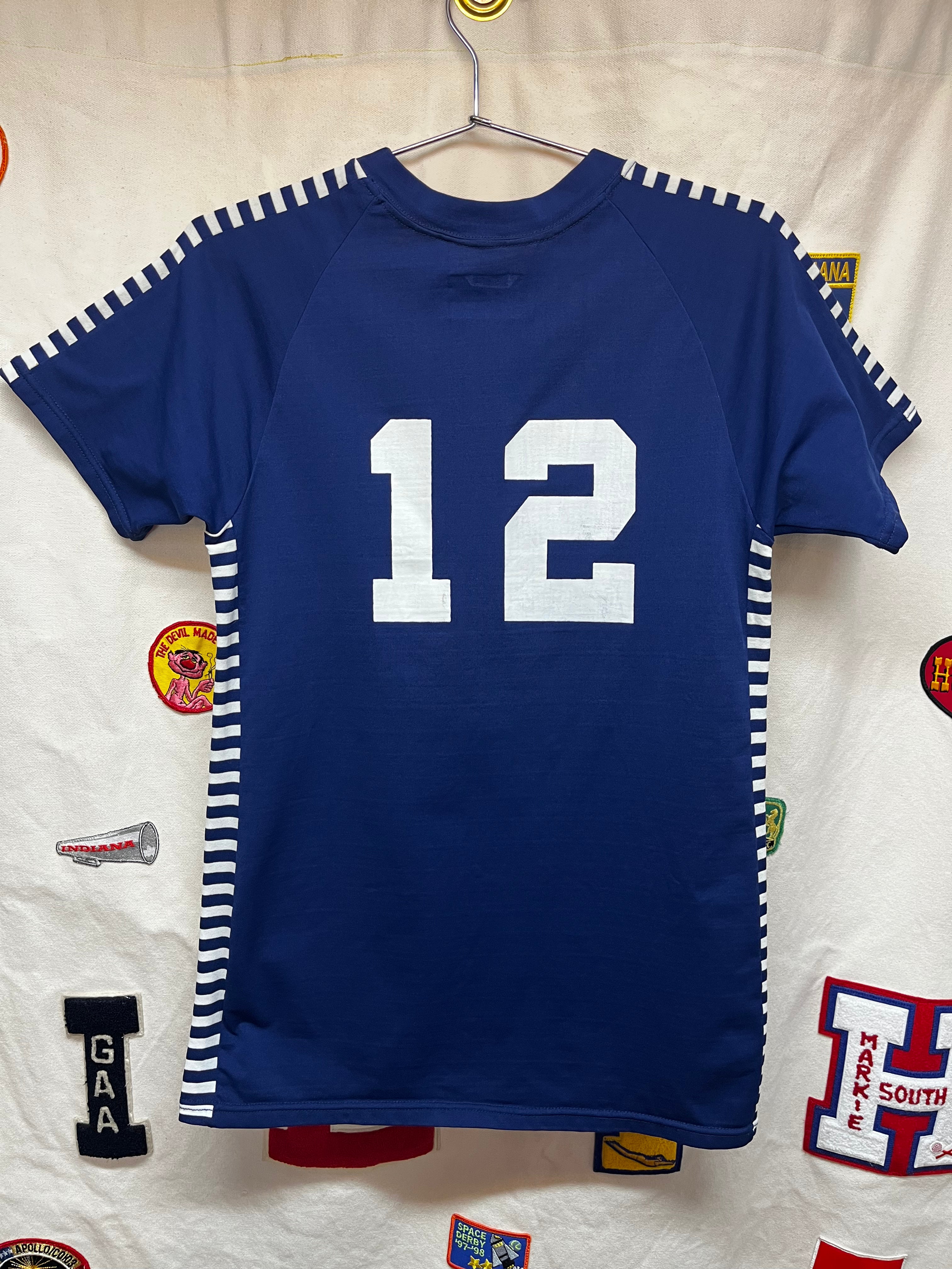 Vintage Indiana State University Sycamores 70's Sand Knit Womens Basketball Jersey: Small/Medium