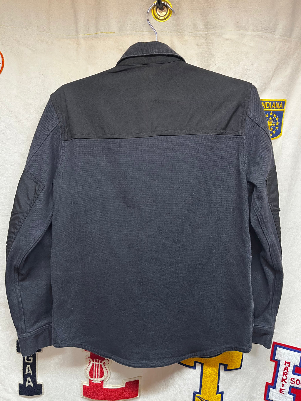 Topo Designs Black Outdoor Cordura Cotton Jacket: Small