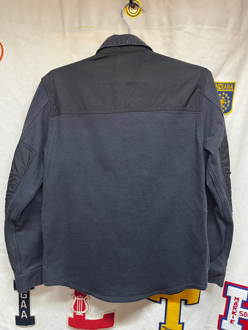 Topo Designs Black Outdoor Corduroy Cotton Jacket: Small