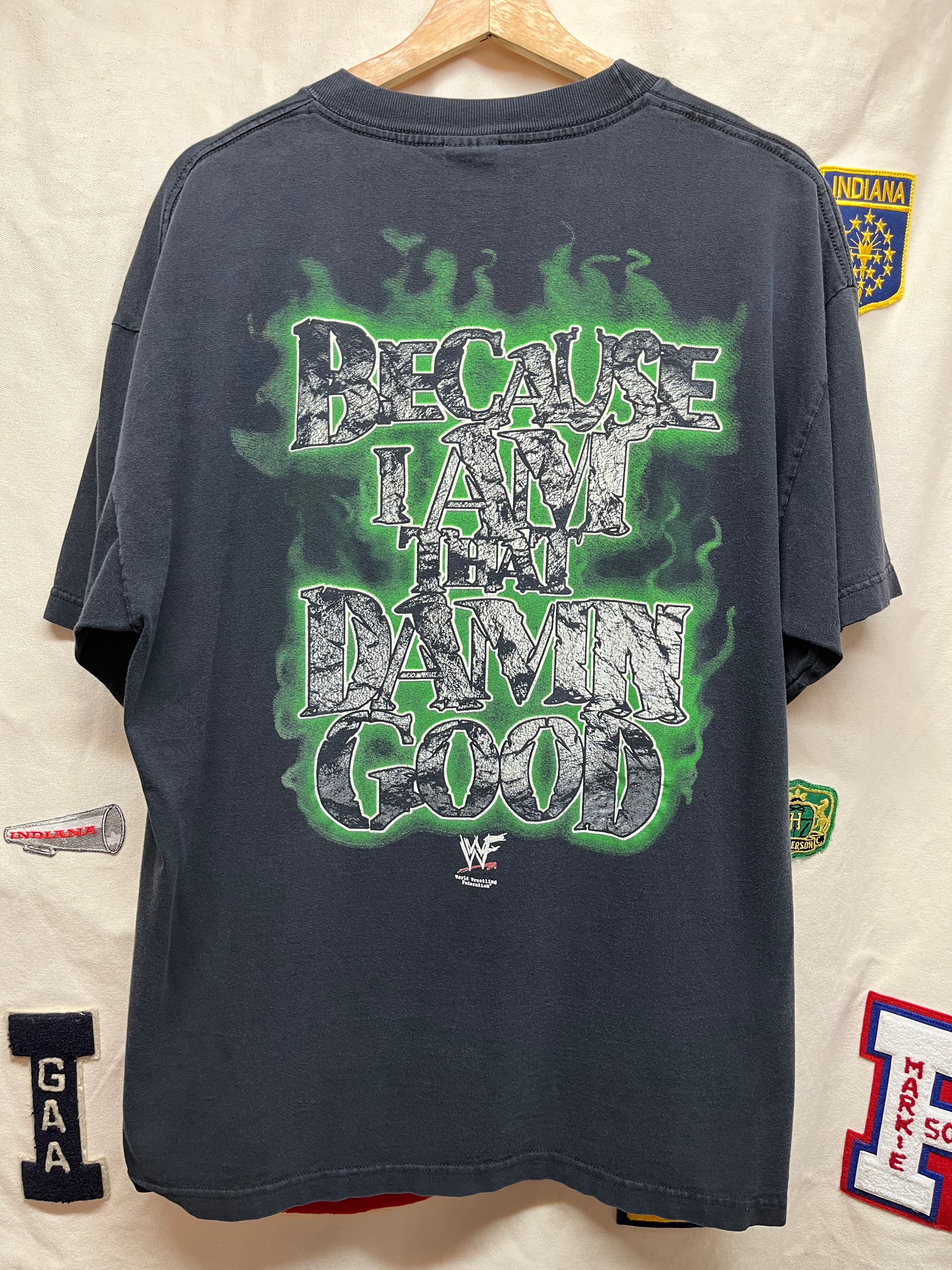 Vintage Triple H The Game WWF Because I Am That Damn Good Wrestling T-Shirt: XL
