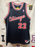 Vtg Chicago Bulls Jay Williams 22 Nike Team Black NBA Basketball Jersey: Large