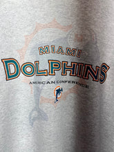 Load image into Gallery viewer, Vtg Starter Miami Dolphins NFL Gray Crewneck Sweatshirt: Large
