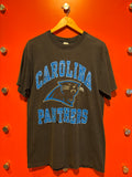 Vintage Black Carolina Panthers T-Shirt: Large