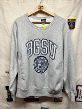 Load image into Gallery viewer, Vintage BGSU Bowling Green State University Reverse Weave Gray Crewneck Sweatshirt: Large

