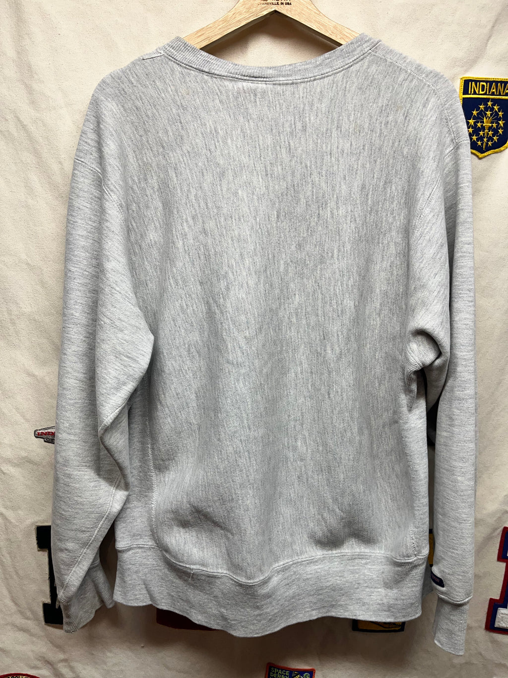 Vintage BGSU Bowling Green State University Reverse Weave Gray Crewneck Sweatshirt: Large