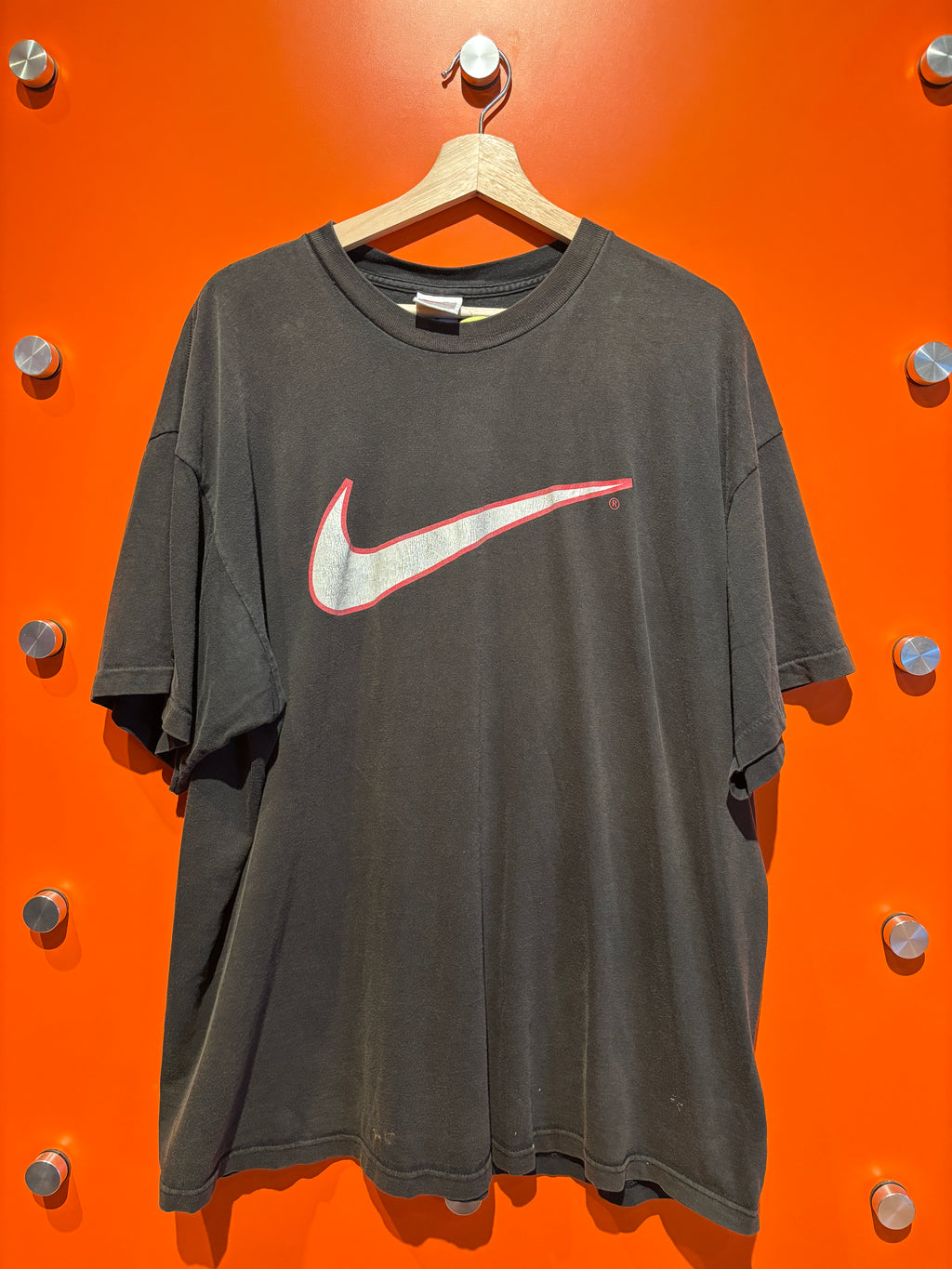 Vintage Black Nike T-Shirt: XXL