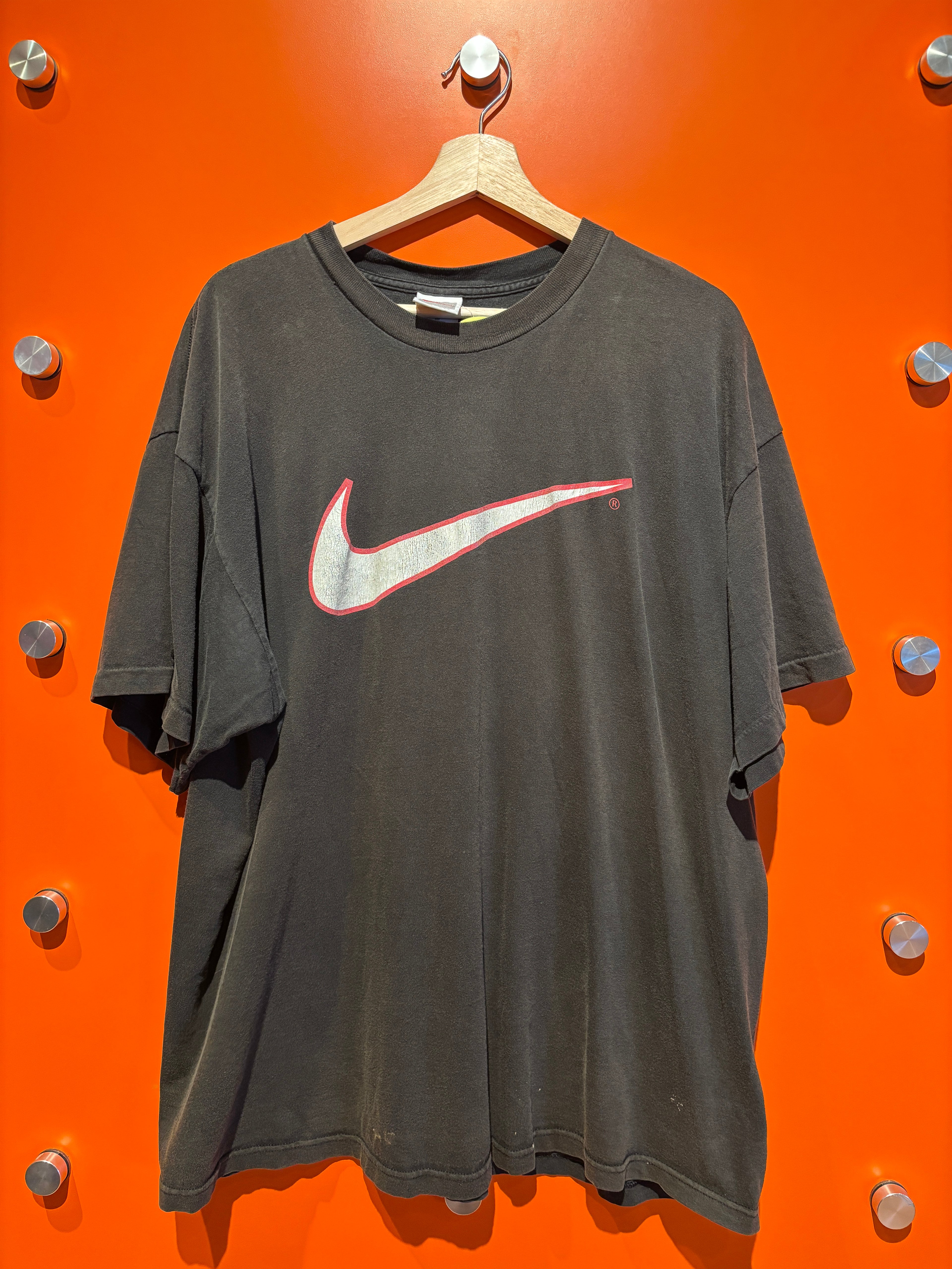 Vintage Black Nike T-Shirt: XXL
