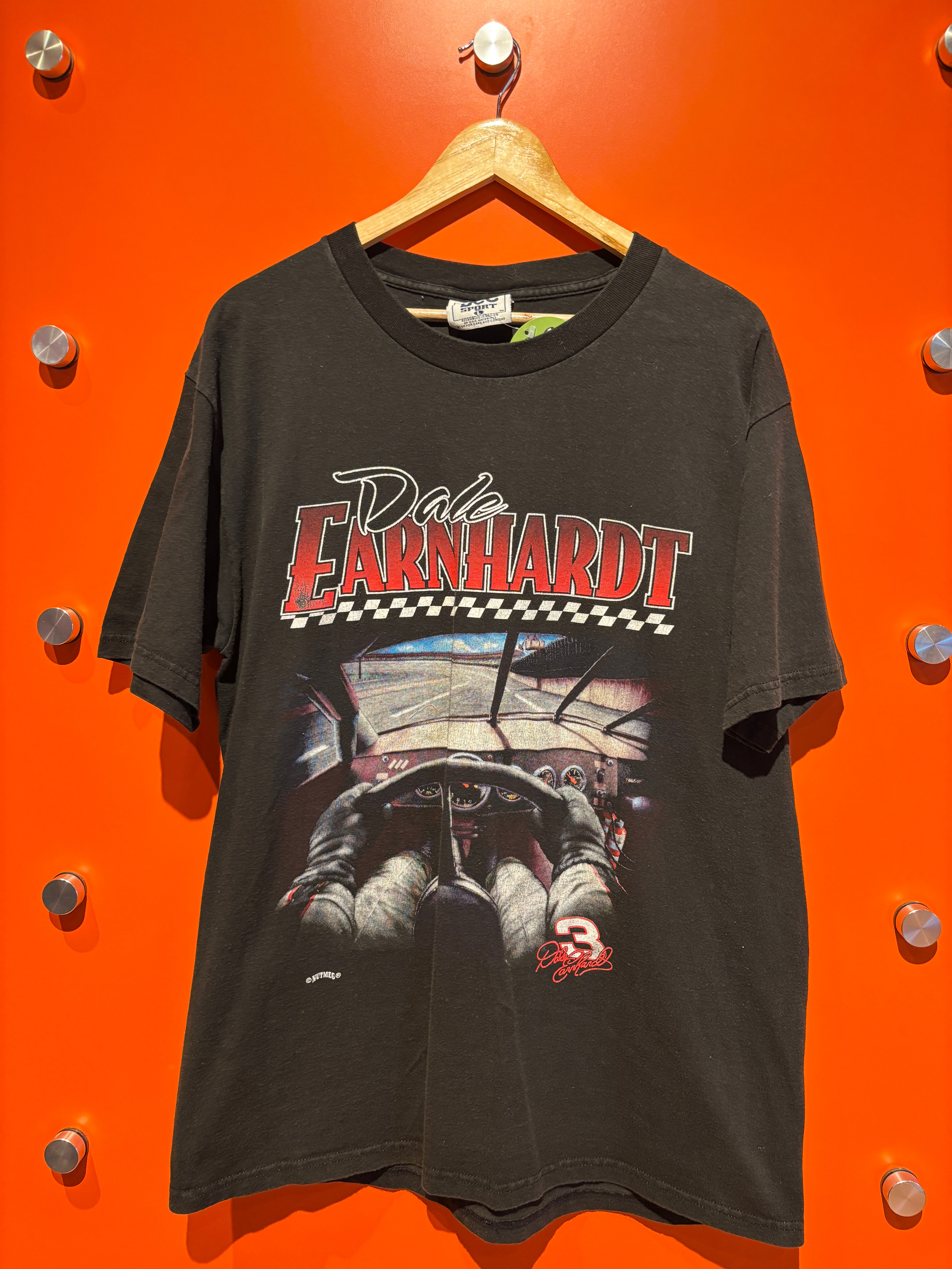 Vintage Black NASCAR Dale Earnhardt T-Shirt: Large