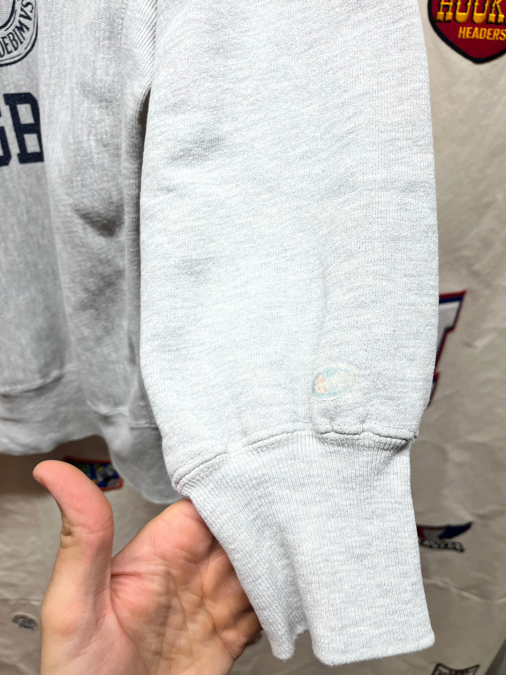Vintage Columbia University Rugby Champion 90's Reverse Weave Grey Crewneck Sweatshirt: XL