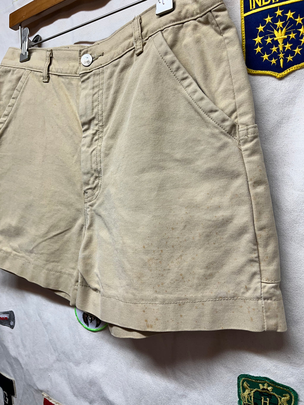 Vintage Patagonia Original Stand Up Shorts 80's Khaki 4" Inseam: 32"