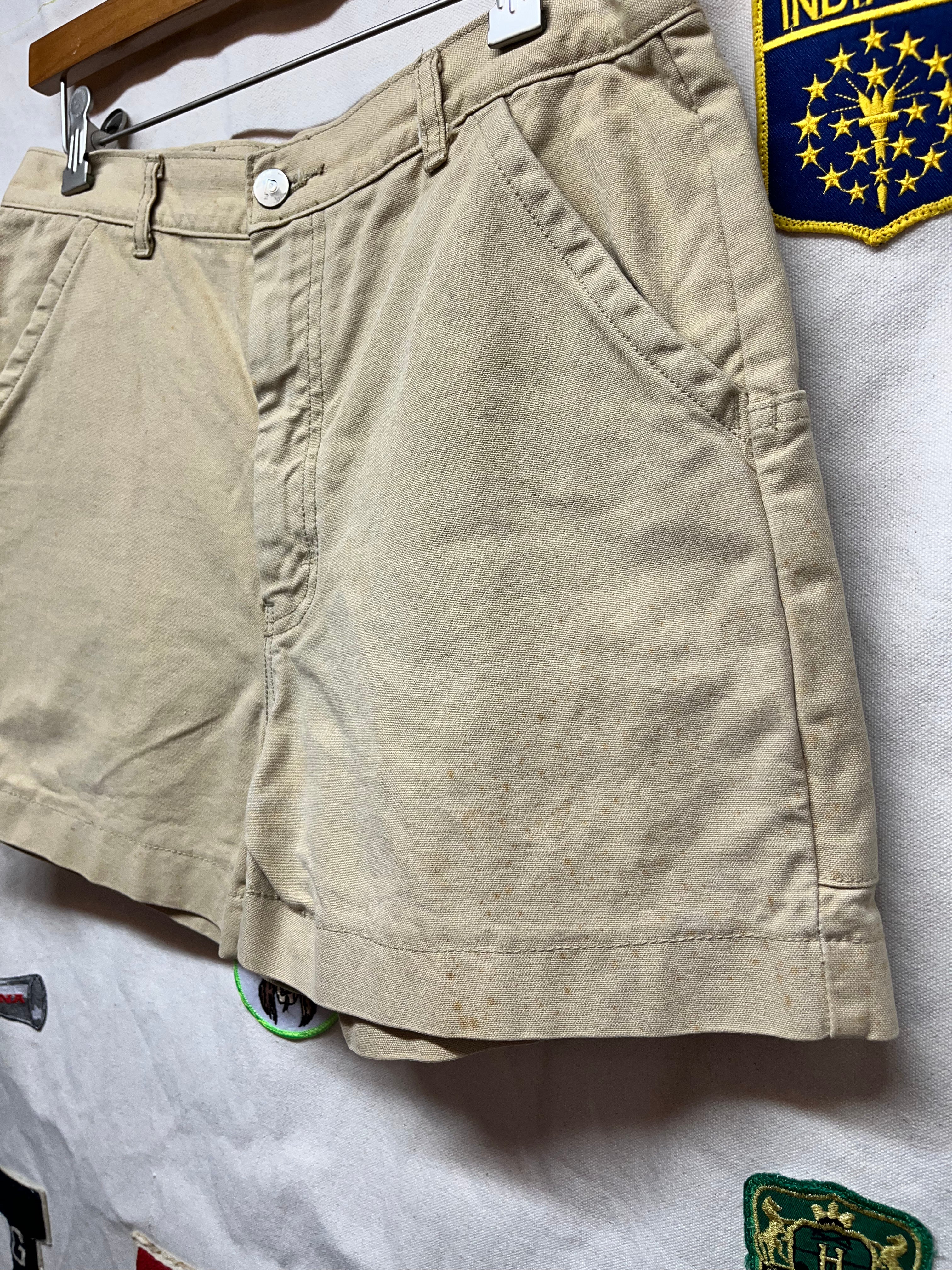 Vintage Patagonia Original Stand Up Shorts 80's Khaki 4" Inseam: 32"