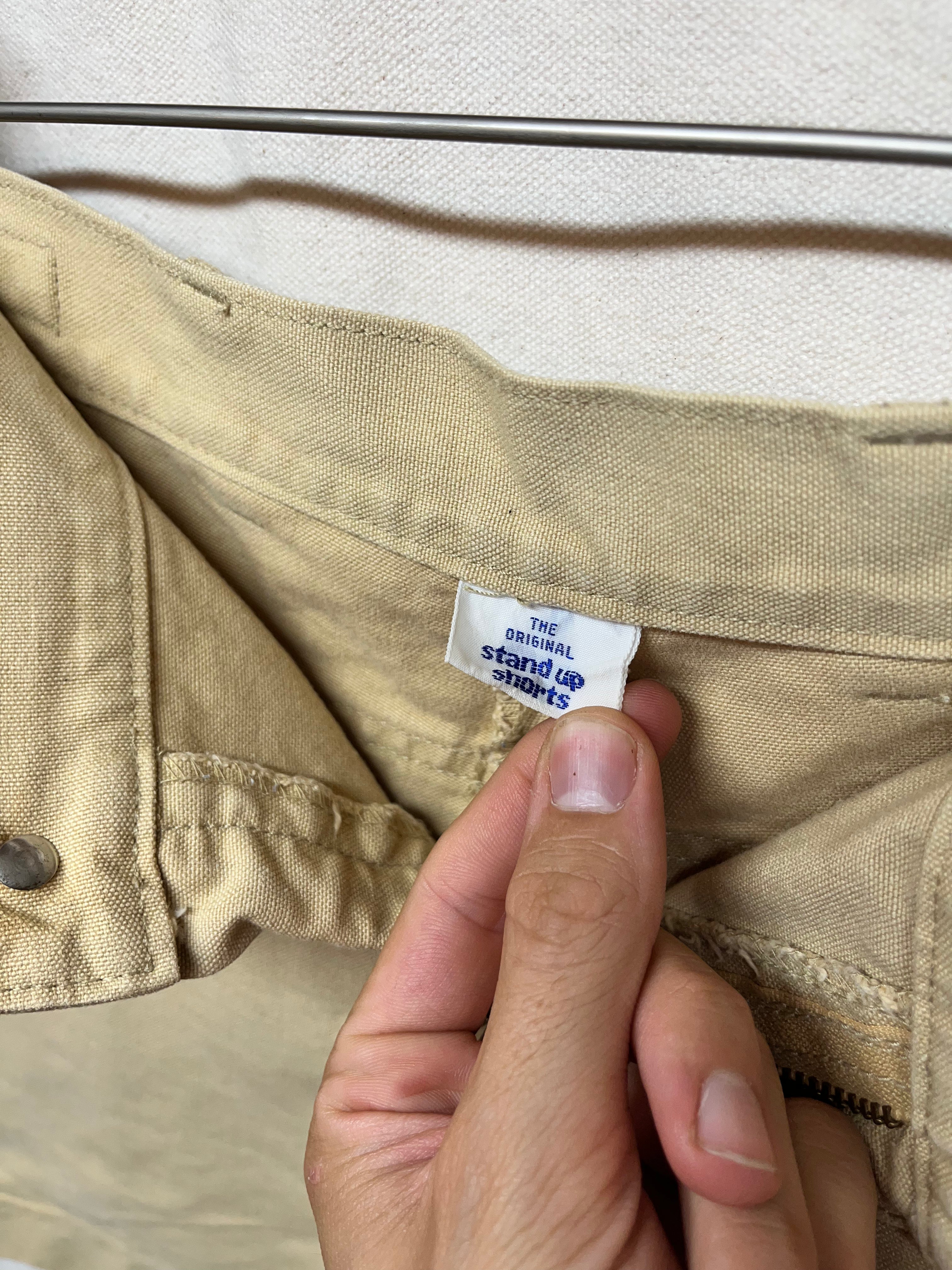 Vintage Patagonia Original Stand Up Shorts 80's Khaki 4" Inseam: 32"