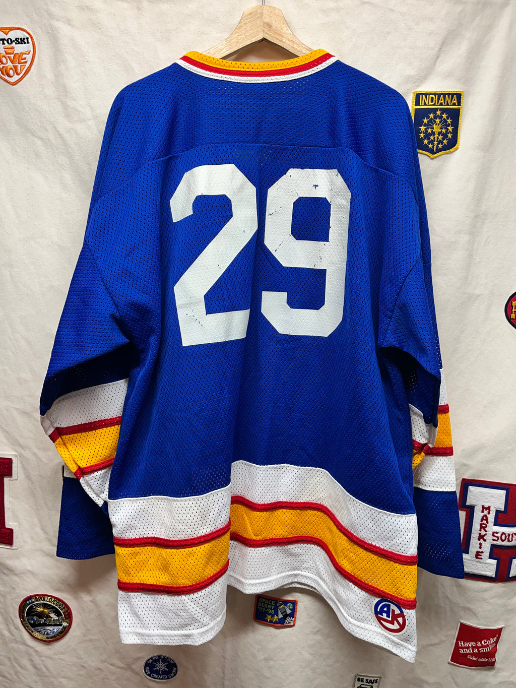 Vtg EMHL Eastern Maritime Hockey League Mesh Athletic Knit Jersey: XXL