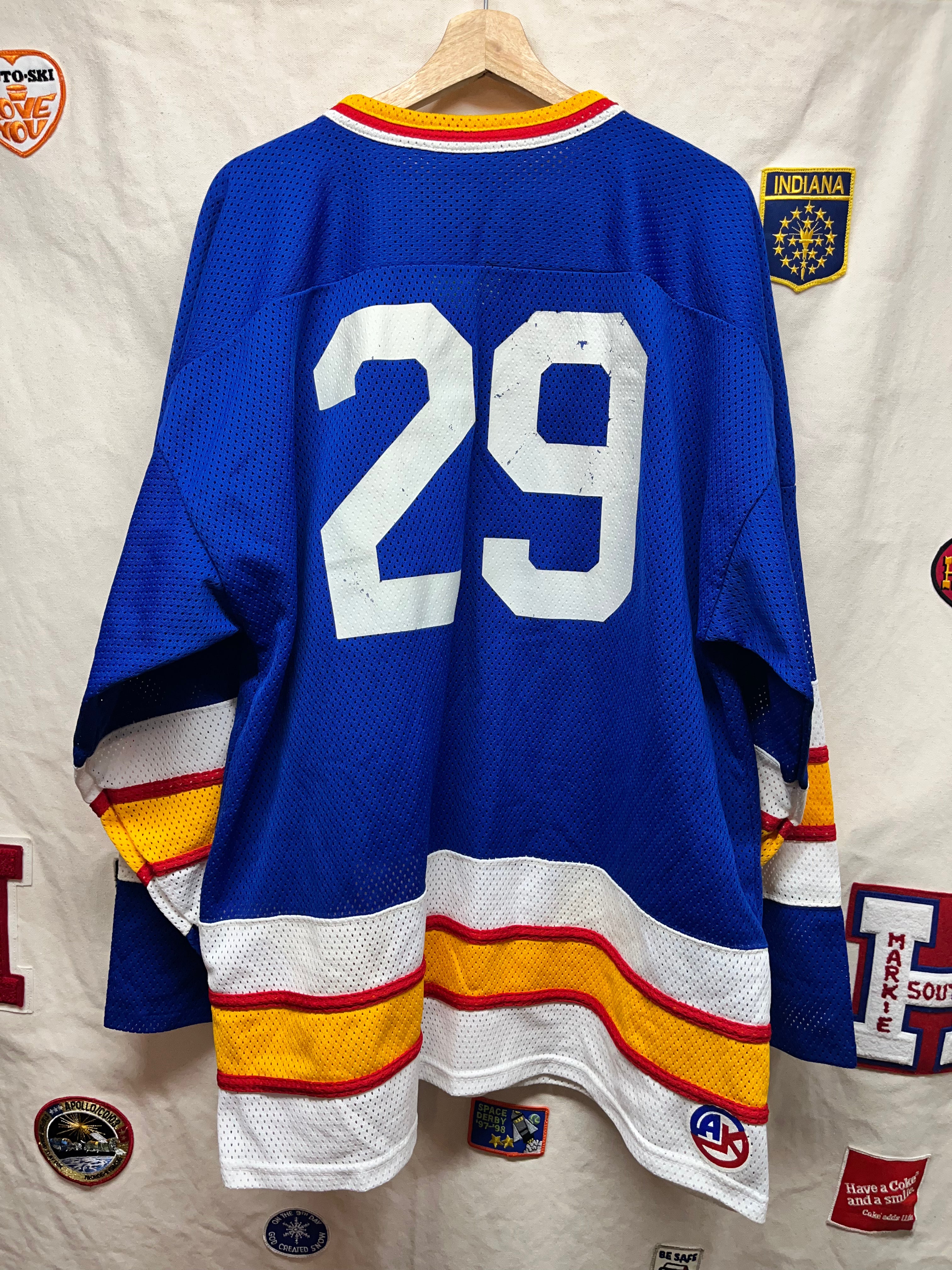 Vtg EMHL Eastern Maritime Hockey League Mesh Athletic Knit Jersey: XXL