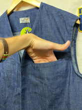 Load image into Gallery viewer, Vintage Lee Fastbacks 60&#39;s Denim Vest Stroh&#39;s Beer Patch: Medium/Large
