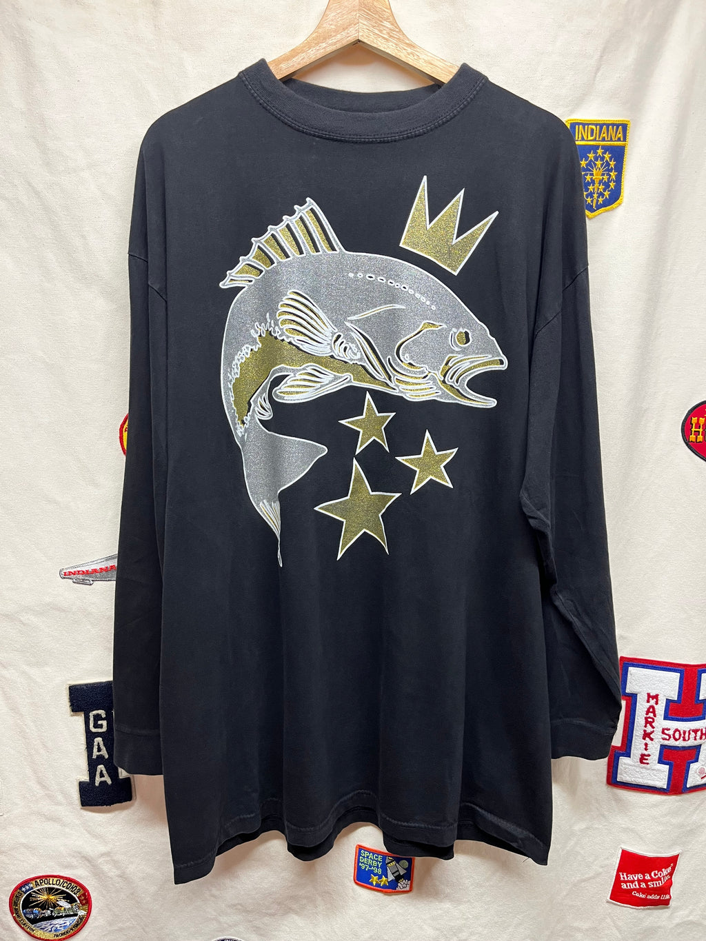 Vtg Ghostface Killah More Fish 2006 Rap Concert Wu Tang Longsleeve T-Shirt: XL