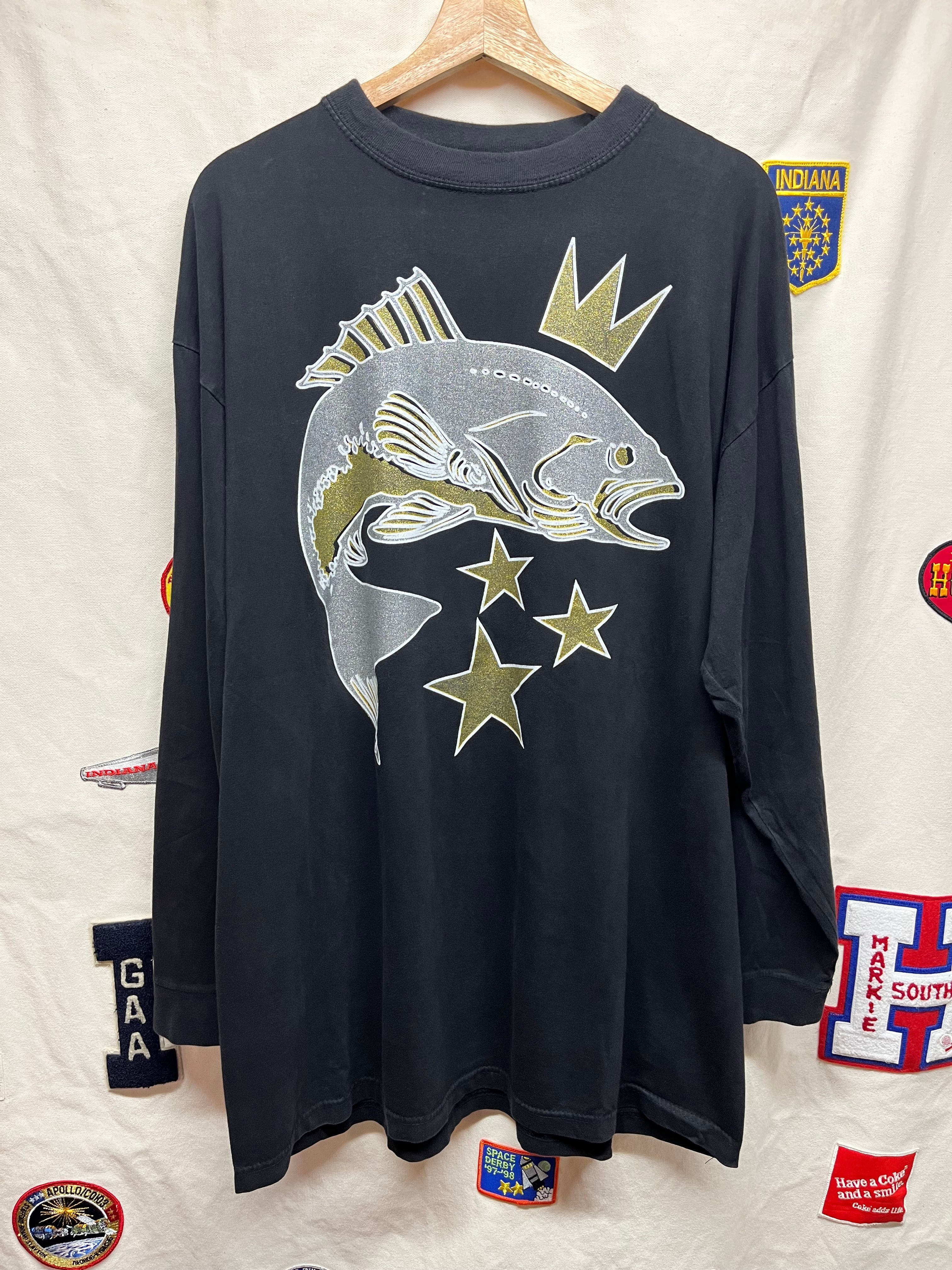 Vtg Ghostface Killah More Fish 2006 Rap Concert Wu Tang Longsleeve T-Shirt: XL