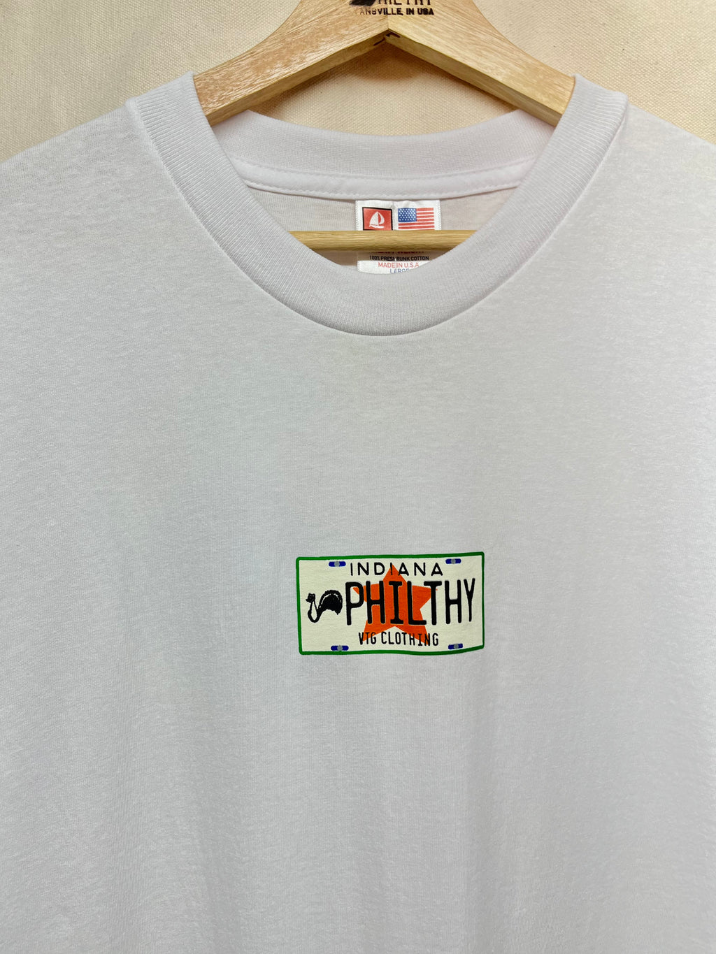 Philthy Van "Don't Come Knockin'" License Plate T-Shirt