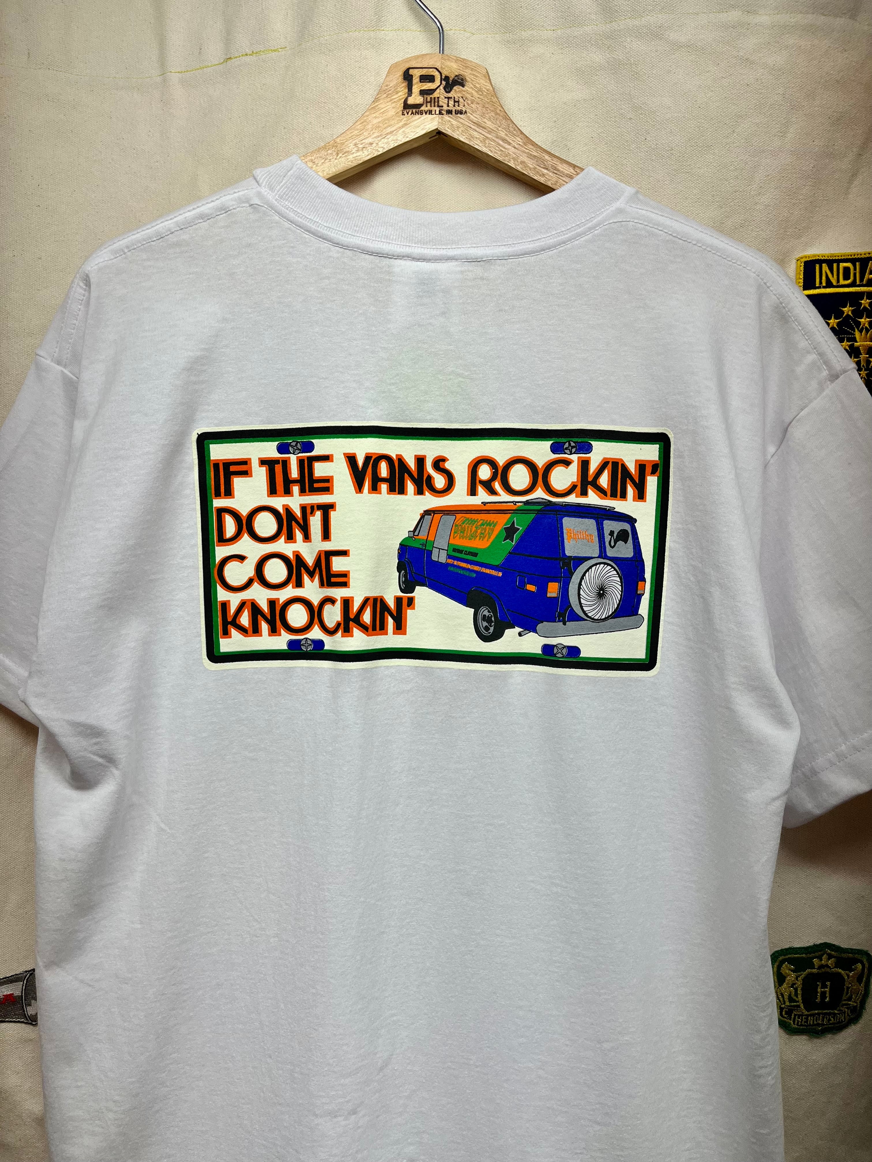 Philthy Van "Don't Come Knockin'" License Plate T-Shirt