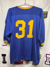 Load image into Gallery viewer, True Vintage Champion Knitwear Blue/Gold 60&#39;s Durene Football Jersey: Large/XL (46)
