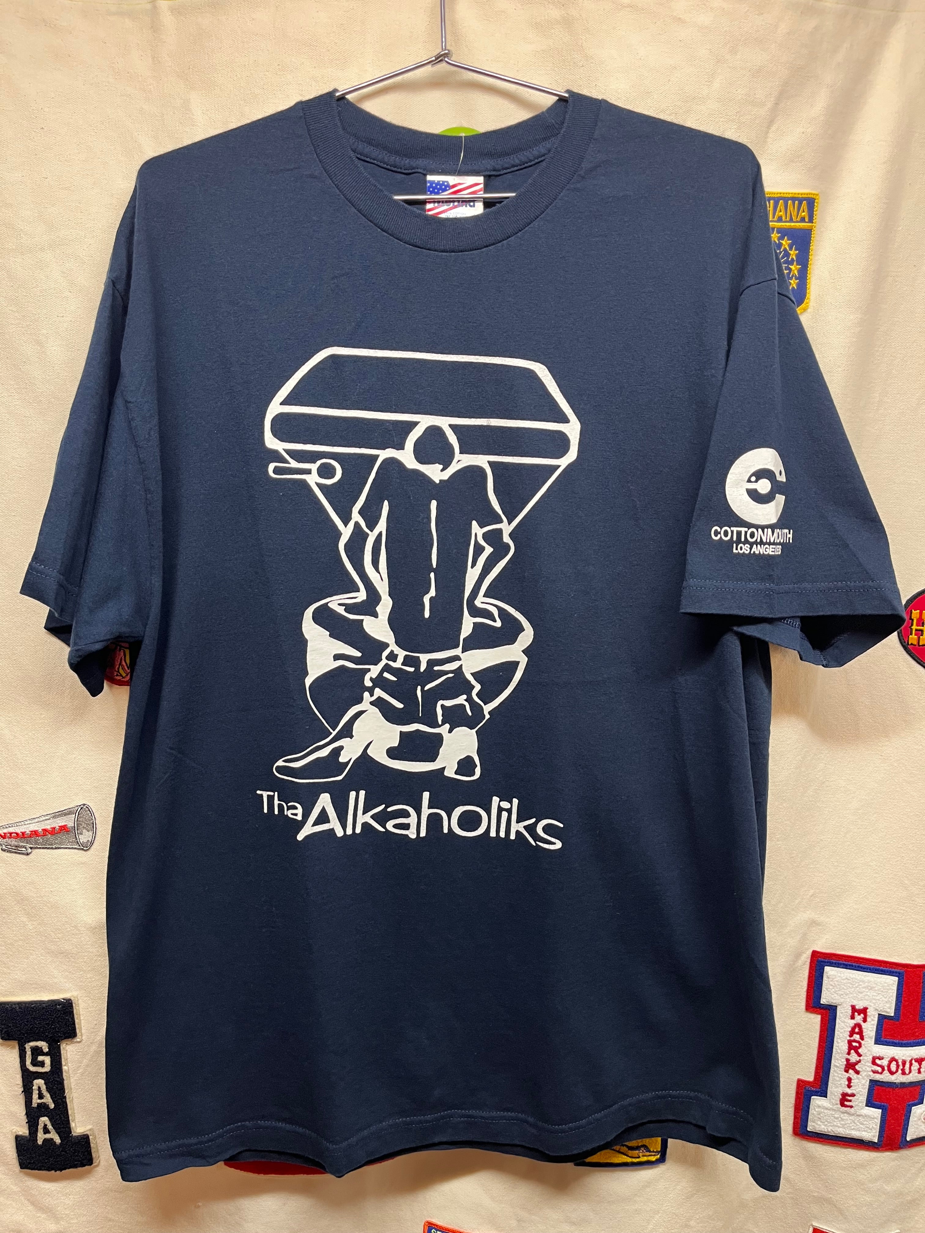 Vintage The Alkaholiks 2002 Tour Cottonmouth Los Angeles Rap Hip Hop Concert T-Shirt: XL