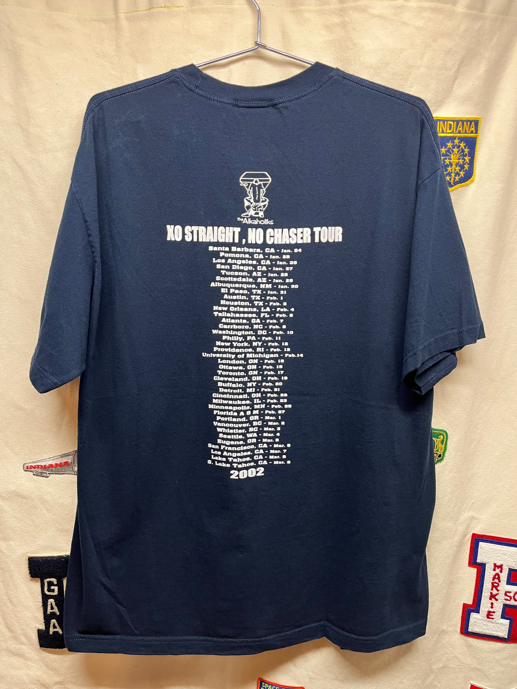 Vintage The Alkaholiks 2002 Tour Cottonmouth Los Angeles Rap Hip Hop Concert T-Shirt: XL