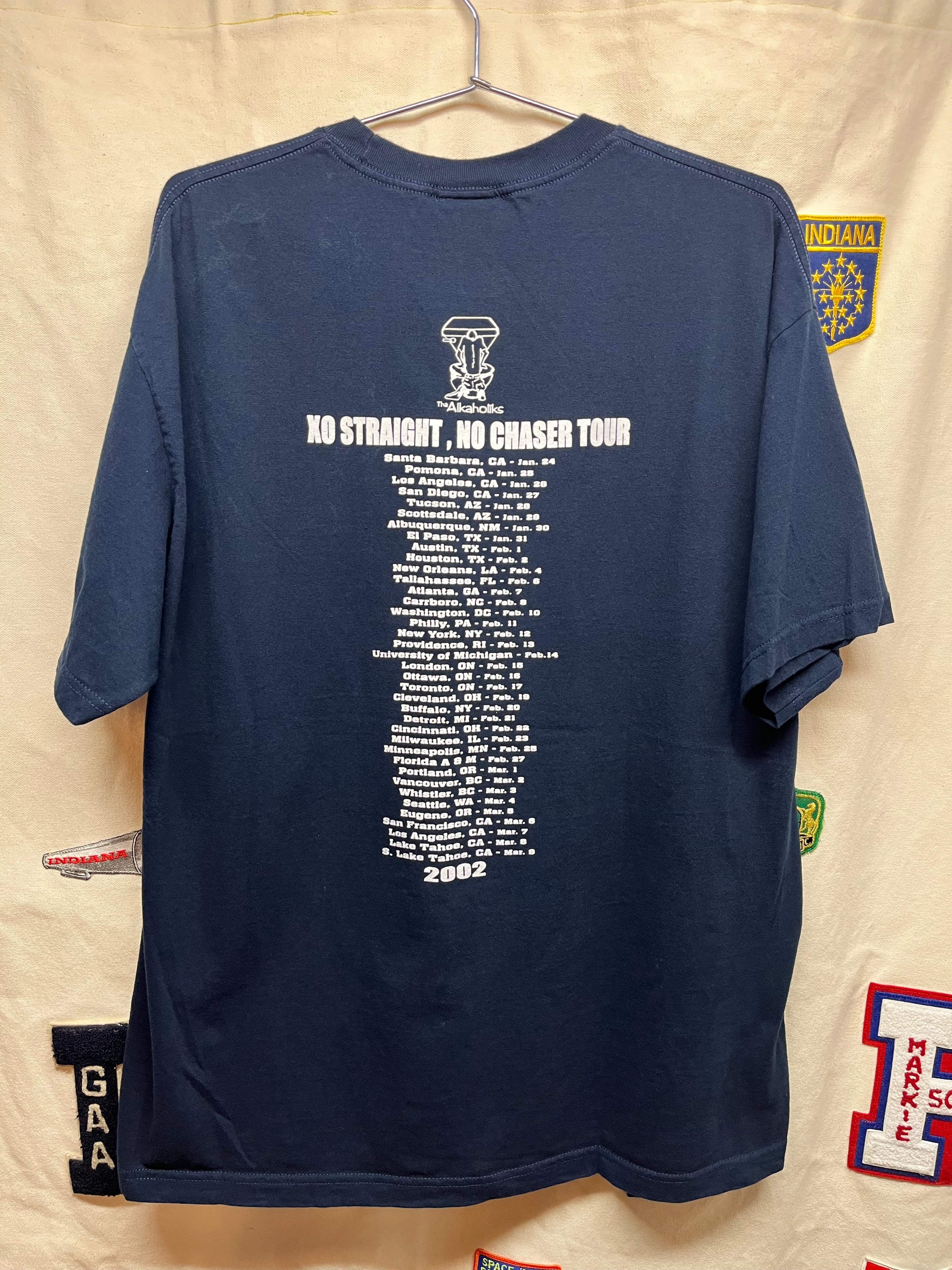 Vintage The Alkaholiks 2002 Tour Cottonmouth Los Angeles Rap Hip Hop Concert T-Shirt: XL