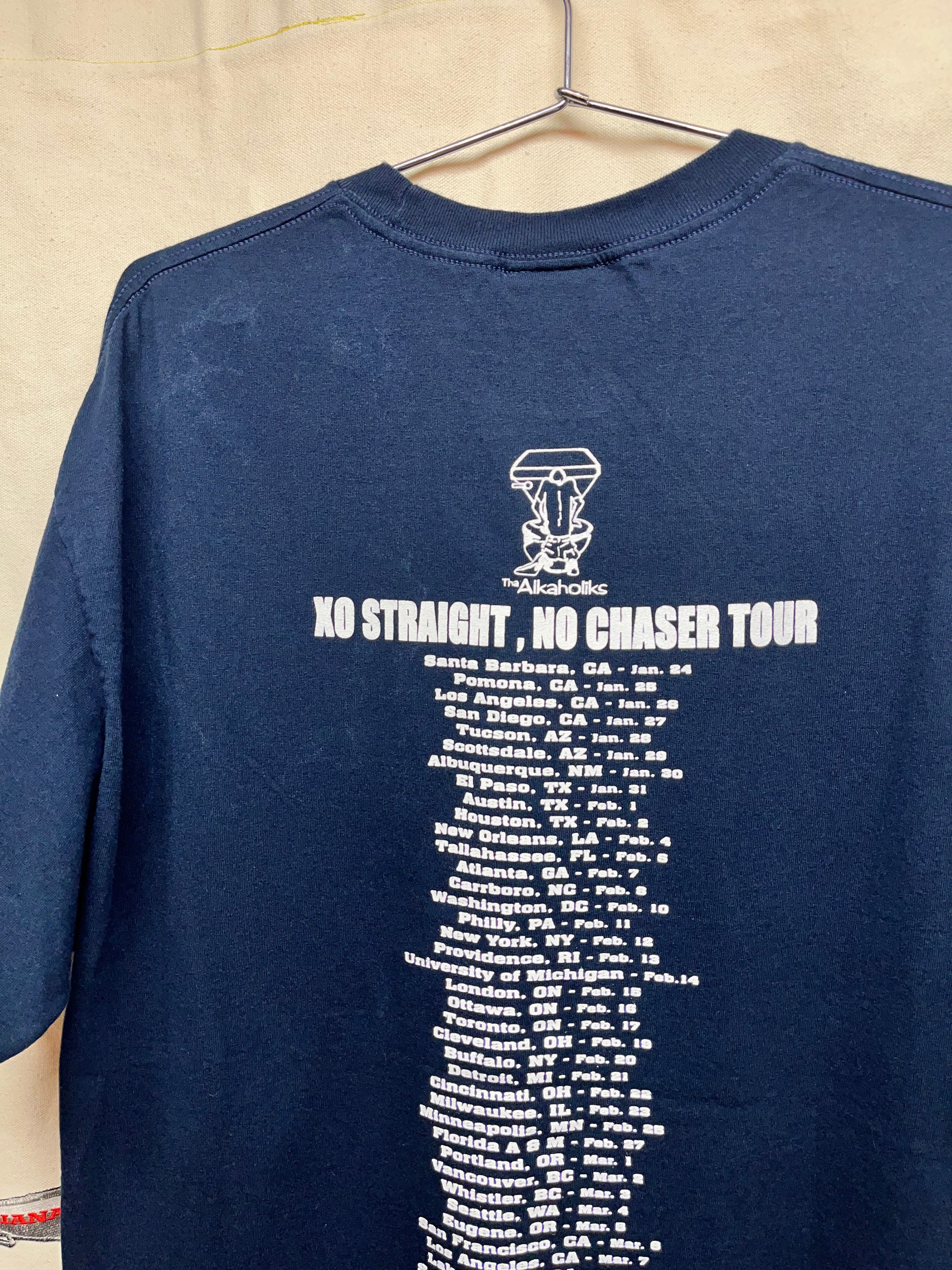 Vintage The Alkaholiks 2002 Tour Cottonmouth Los Angeles Rap Hip Hop Concert T-Shirt: XL