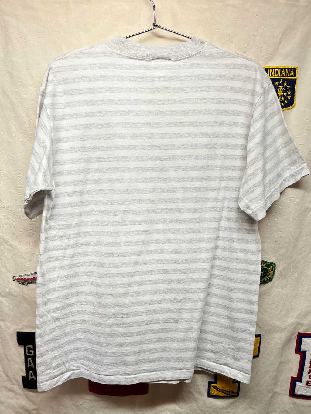 Vintage Western Kentucky University Hiltoppers WKU 90's Stripe T-Shirt: Large