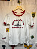 Vintage Ringer Washington D.C. Nations Capitol Red True 60's T-Shirt: Small