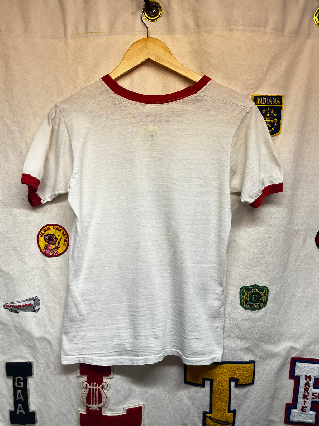 Vintage Ringer Washington D.C. Nations Capitol Red True 60's T-Shirt: Small