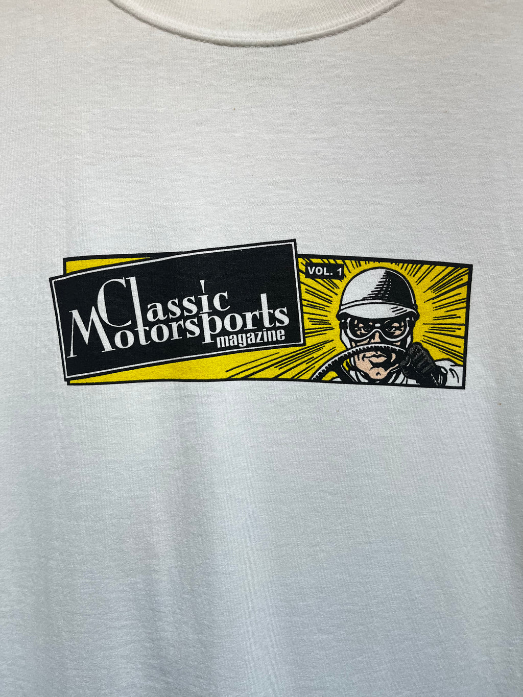 Vintage Classic Motorsports Magazine Vol. 1 Comic Strip T-Shirt: XL