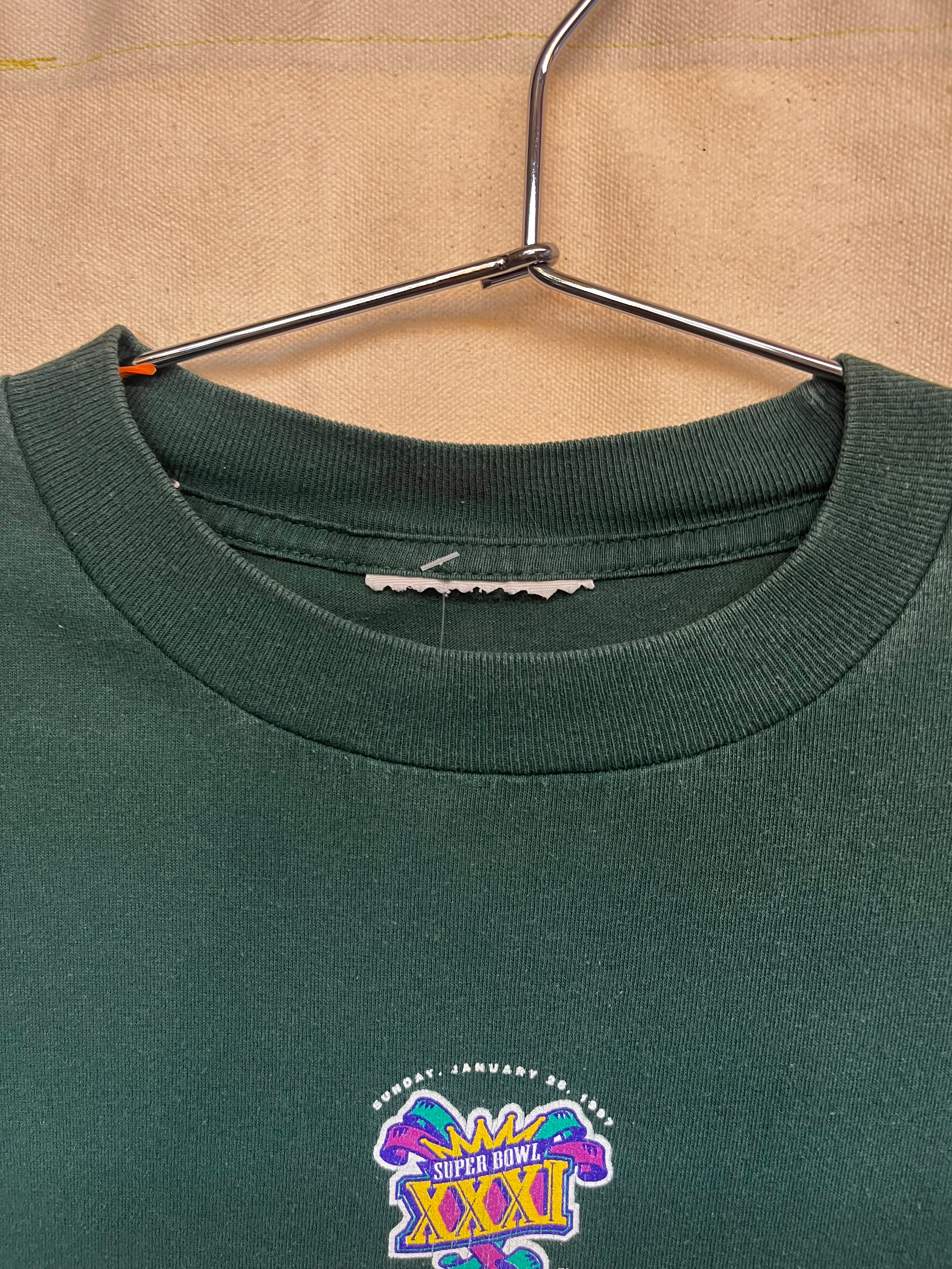 Vintage Green Bay Packers Super Bowl Champions XXXI T-Shirt: XXL
