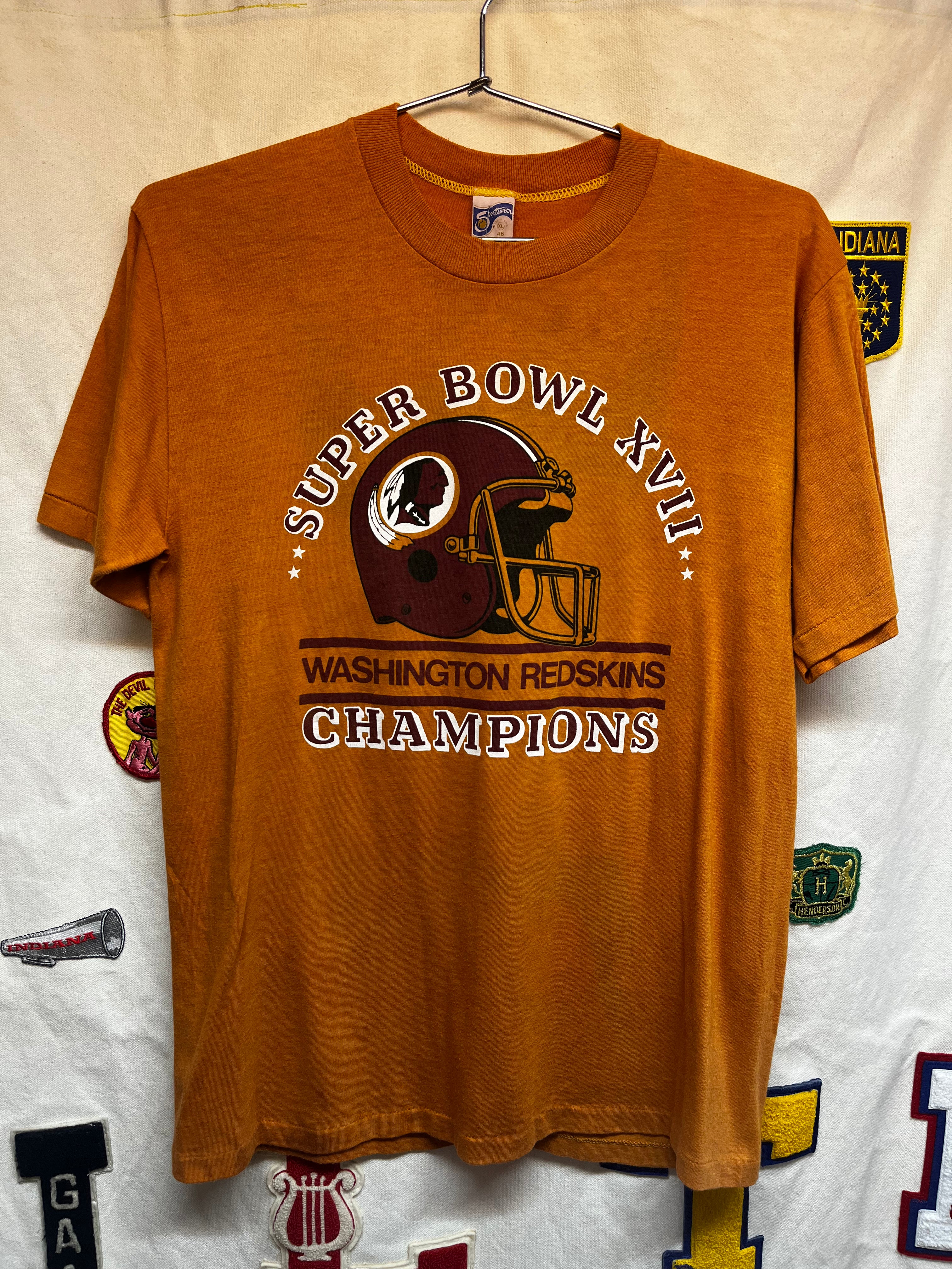 Vintage Washington Redskins Super Bowl XVII 1983 Champions NFL T-Shirt: L/XL