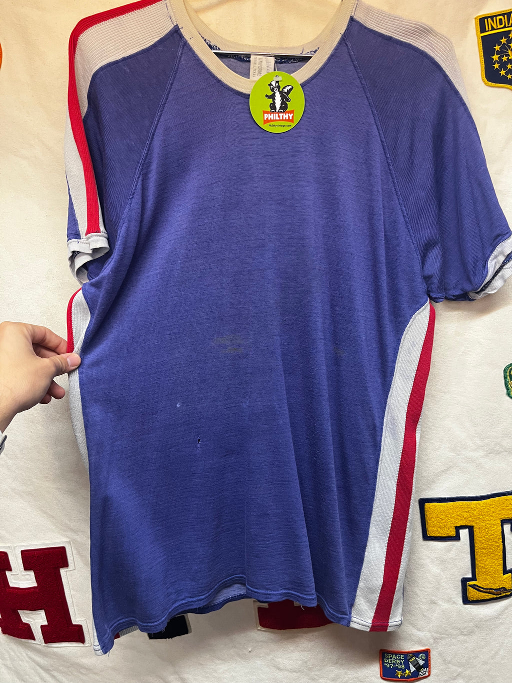 True Vintage 50's 60's Southland Uniforms Reeves Durene Jersey T-Shirt: XL
